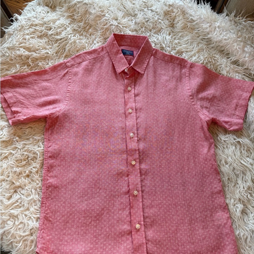 UNTUCKit Men's Coral Button Down Shirt